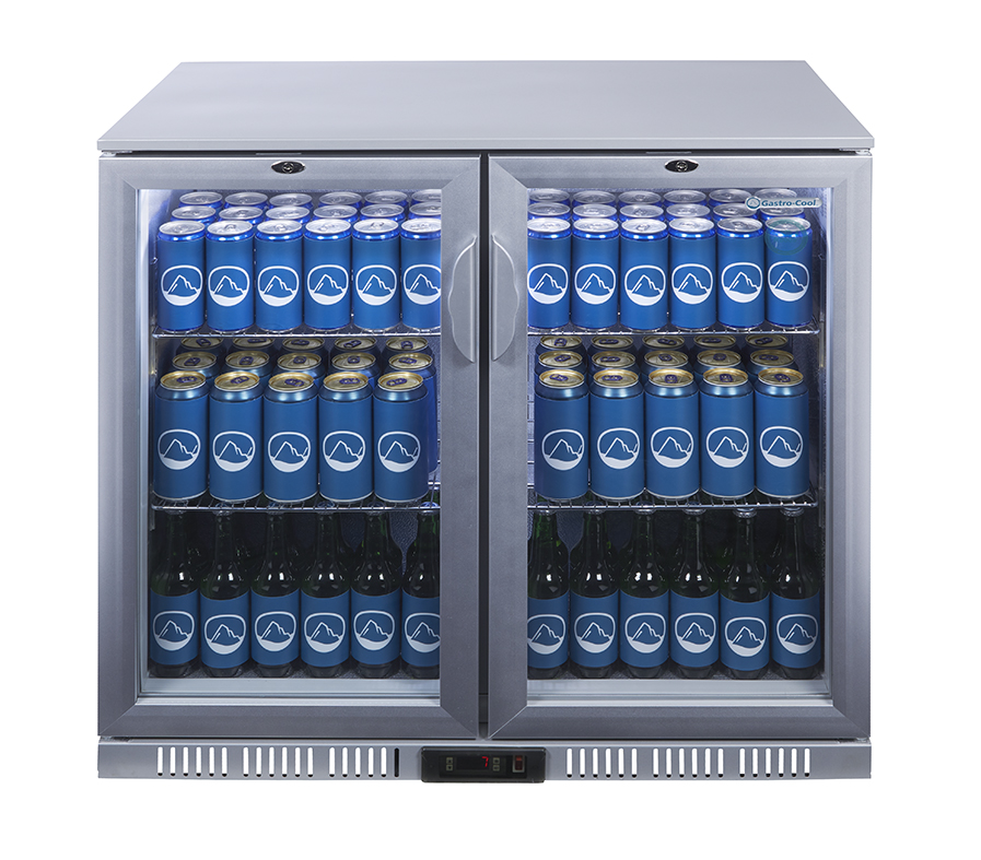 Gastro-Cool - Backbar koelkast - Zilver/Wit - UC200 - 216403 - Vooraanzicht gevuld