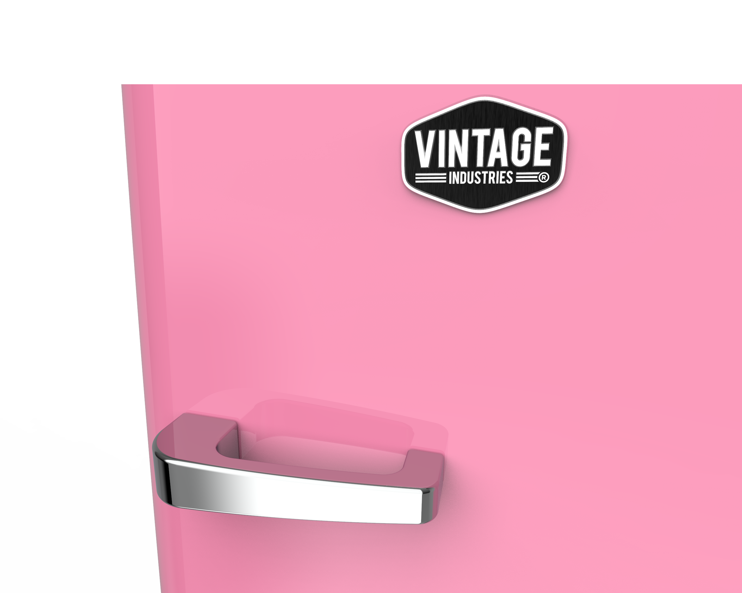 Gastro-Cool - Special Edition / RC330 / Retro-Fridge / Bubblegum-Pink - front view