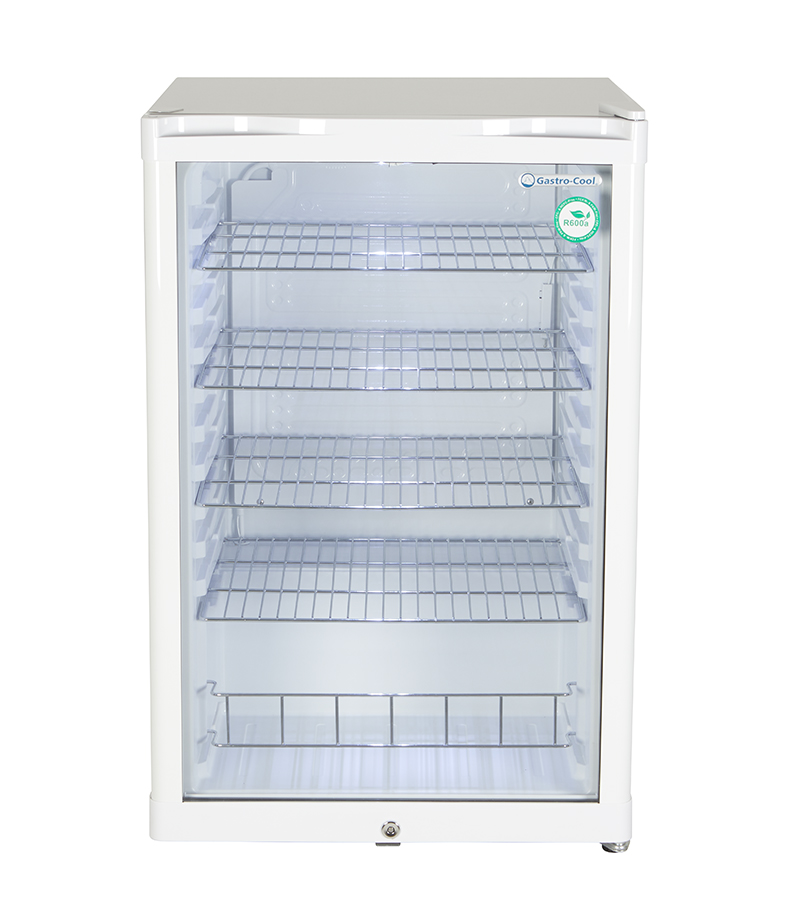 Gastro-Cool - Glazendeur koelkast - Wit - GD155 - 248500 - Vooraanzicht Leeg