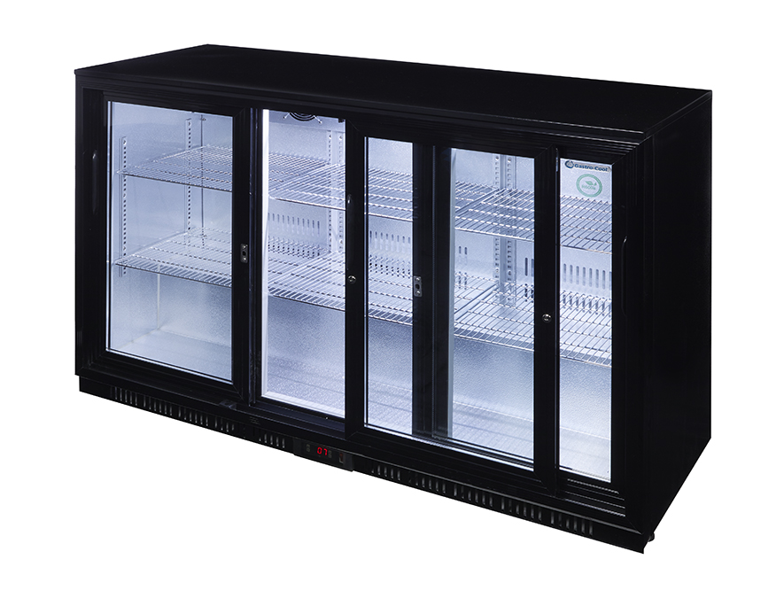 Gastro-Cool - Backbar koelkast - Zwart/Wit - UC300 - 217102 Door