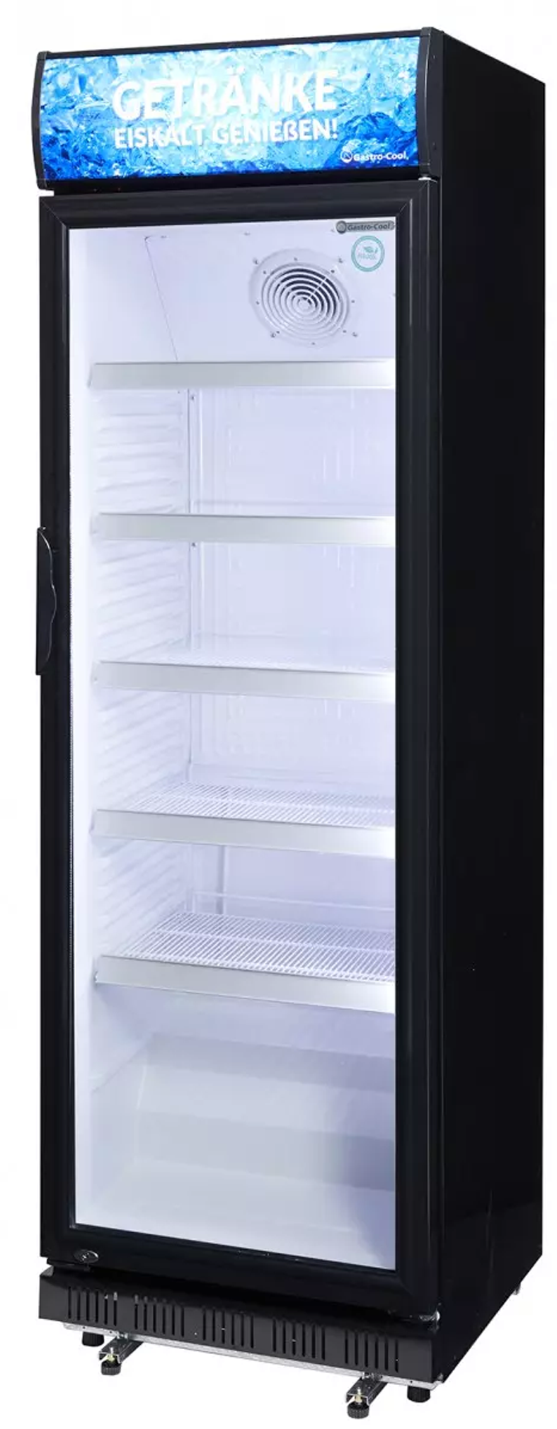 Gastro-Cool - Promotion Cooler - With Display - Black/White - DC400