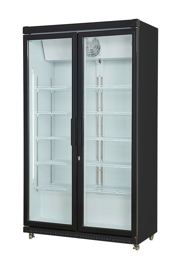 gastro-cool-gd800-glastuerkuehlschrank-schwarz-gross-seitlich