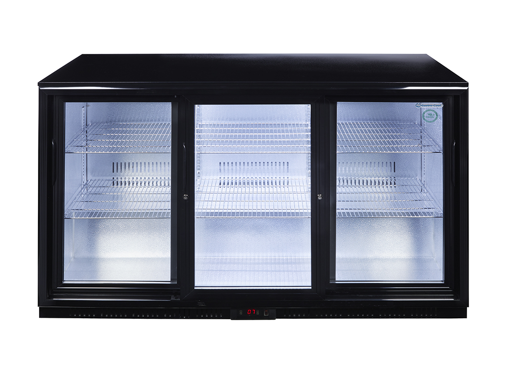 Gastro-Cool - Backbar koelkast - Zwart/Wit - UC300 - 217103 - Vooraanzicht leeg